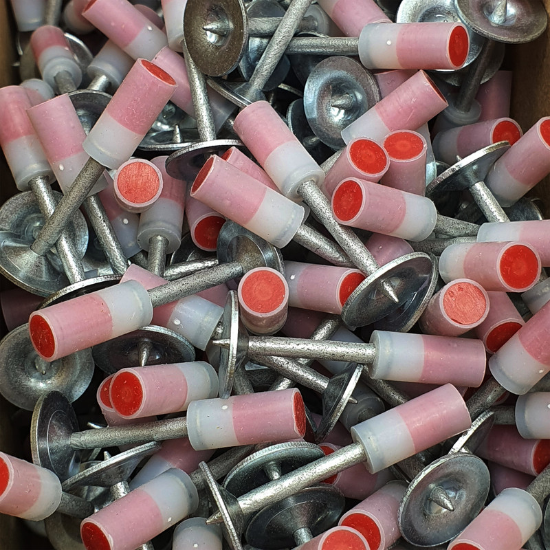 میخ چاشنی دار میخکوب دستی کد p50 مجموعه 50 عددی