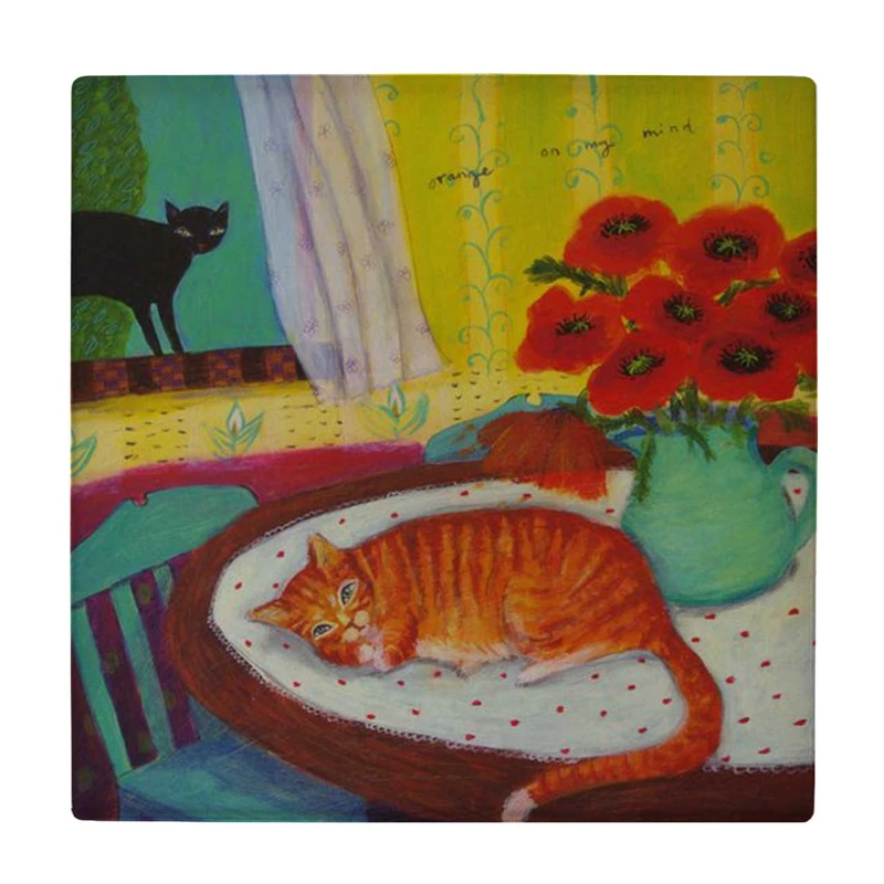  زیر لیوانی طرح گربه های خانگی کد    3616245_1556