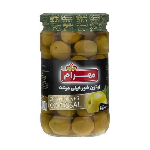 زیتون شور خیلی درشت مهرام - 680 گرم