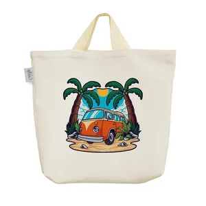 ساک خرید خندالو مدل ماشین و نخل کد 5485