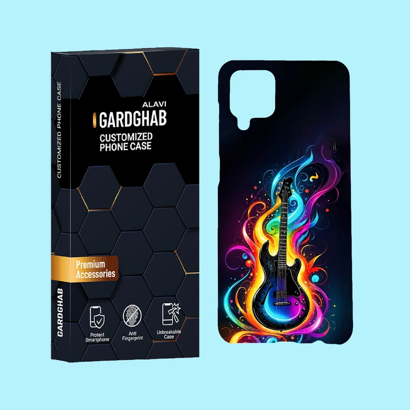 کاور گارد قاب علوی مدل ساز و موزیک مناسب برای گوشی موبایل سامسونگ Galaxy A12