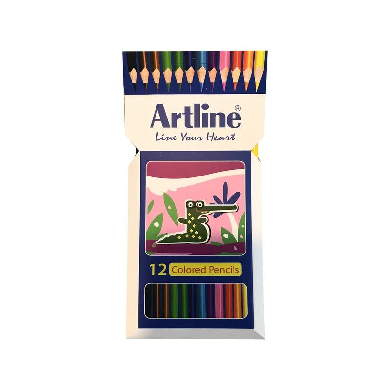 مداد رنگی 12 رنگ آرت لاین مدل فانتزی