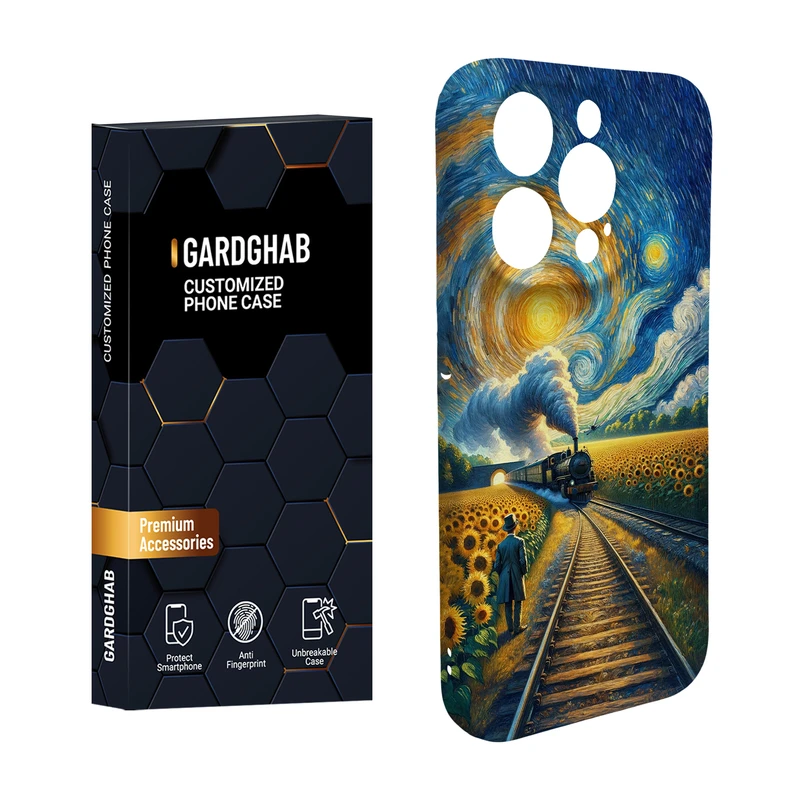 کاور گارد قاب مدل هنری مناسب برای گوشی موبایل اپل iPhone15 pro