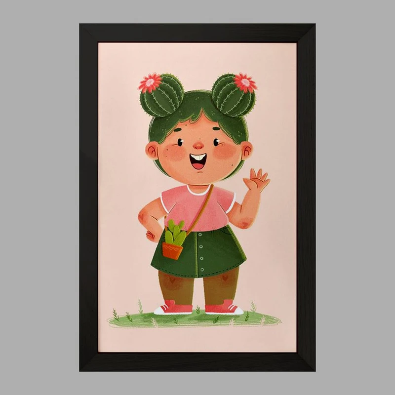 تابلو خندالو مدل دخترانه فانتزی کد 25727