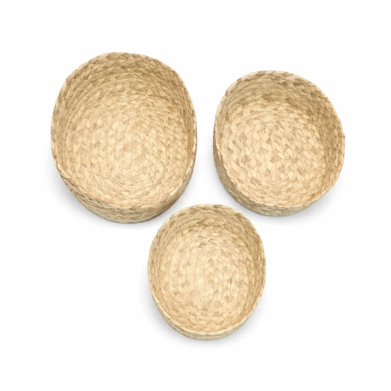 سبد حصیری کد 22 بسته 3 عددی