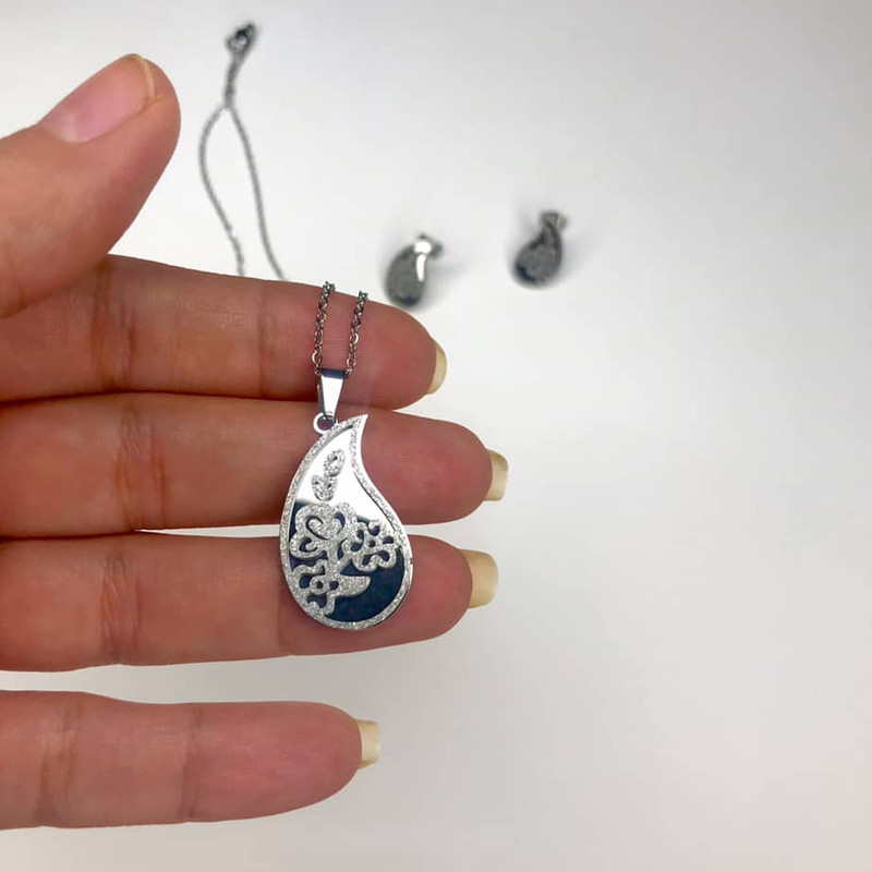 نیم ست زنانه مدل بته جقه