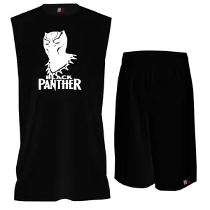 ست تاپ و شلوارک مردانه مدل Panther  کد BTPM109