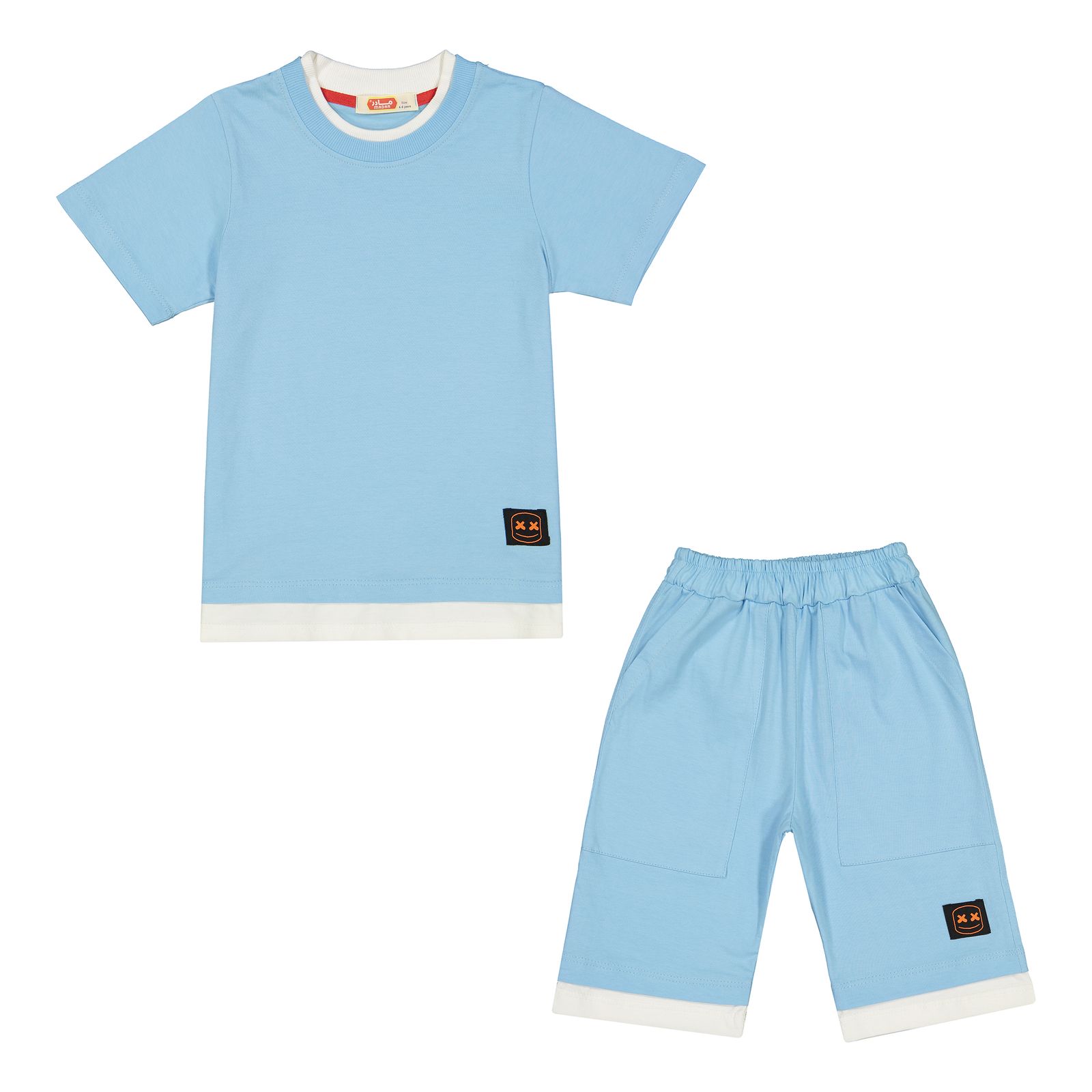 ست تی شرت و شلوارک پسرانه مادر مدل Kalin - - 2