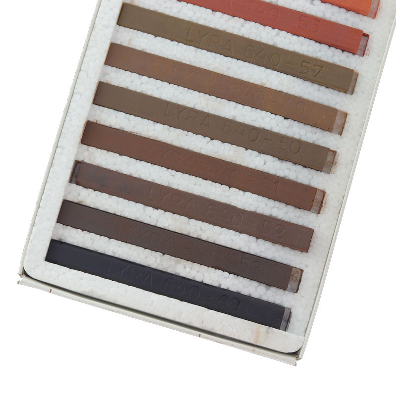 پاستل گچی لیرا مدل Polycrayons بسته 12 عددی