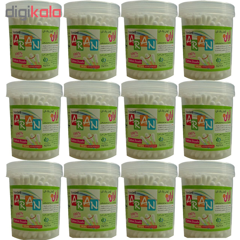 گوش پاک کن آران مدل 100N مجموعه 12 عددی