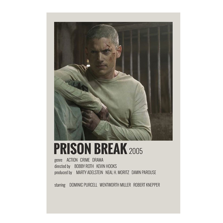 پوستر مدل سریال فرار از زندان Prison Break