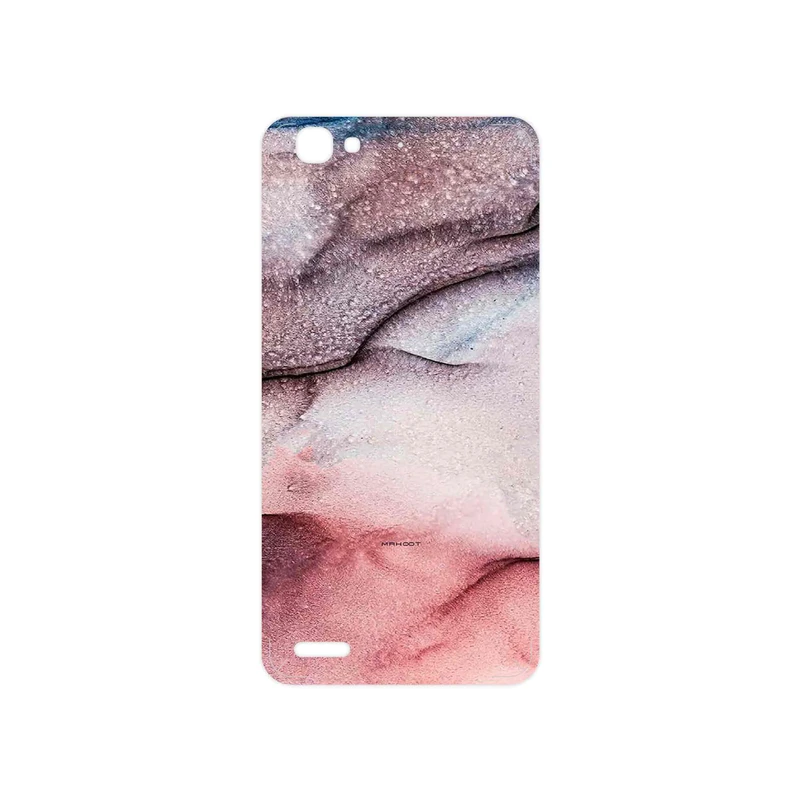 برچسب پوششی ماهوت مدل Smoky pink marble مناسب برای گوشی موبایل هوآوی GR3