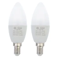لامپ ال ای دی 7 وات شمعی افراتاب مدل AF-C37-7W پایه E14 بسته 2 عددی