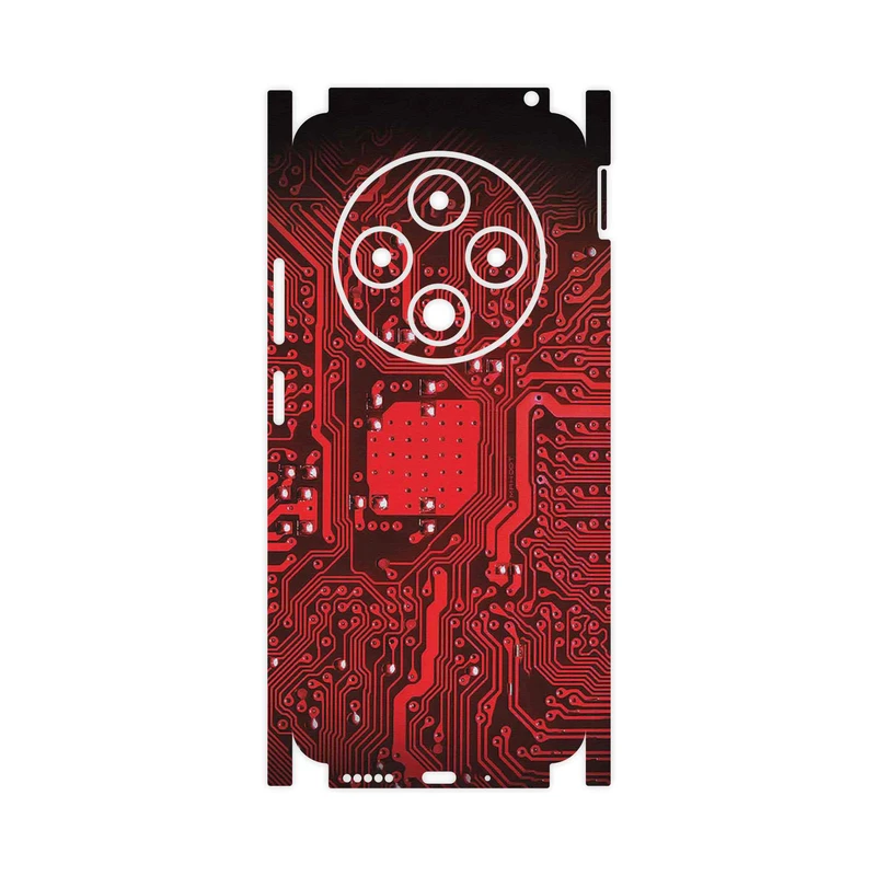 برچسب پوششی ماهوت مدل Red_Printed_Circuit_Board-FullSkin مناسب برای گوشی موبایل شیائومی Redmi 14C
