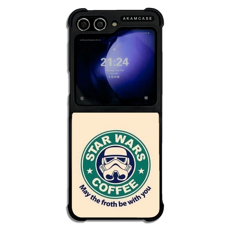 کاور آکام مدل AMCWSGZFLIP5-STAR WARS5 مناسب برای گوشی موبایل سامسونگ Galaxy Z Flip 5