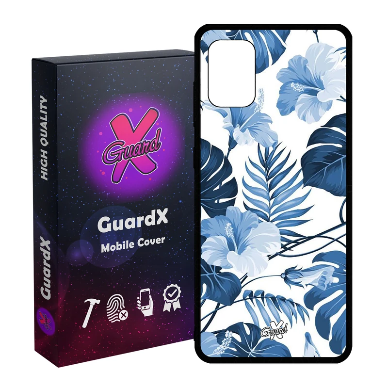 کاور گارد ایکس طرح Flower مدل Glass50354 مناسب برای گوشی موبایل سامسونگ Galaxy A31