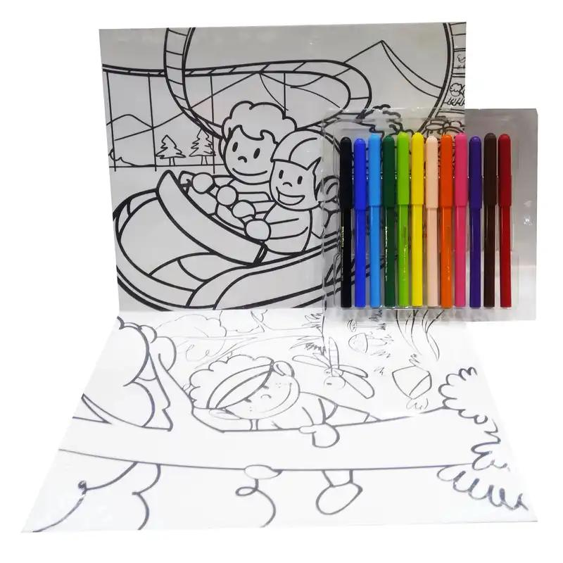 بسته رنگ آمیزی اسکول فنس مدل CREATIVE ARTIST مجموعه 14 عددی