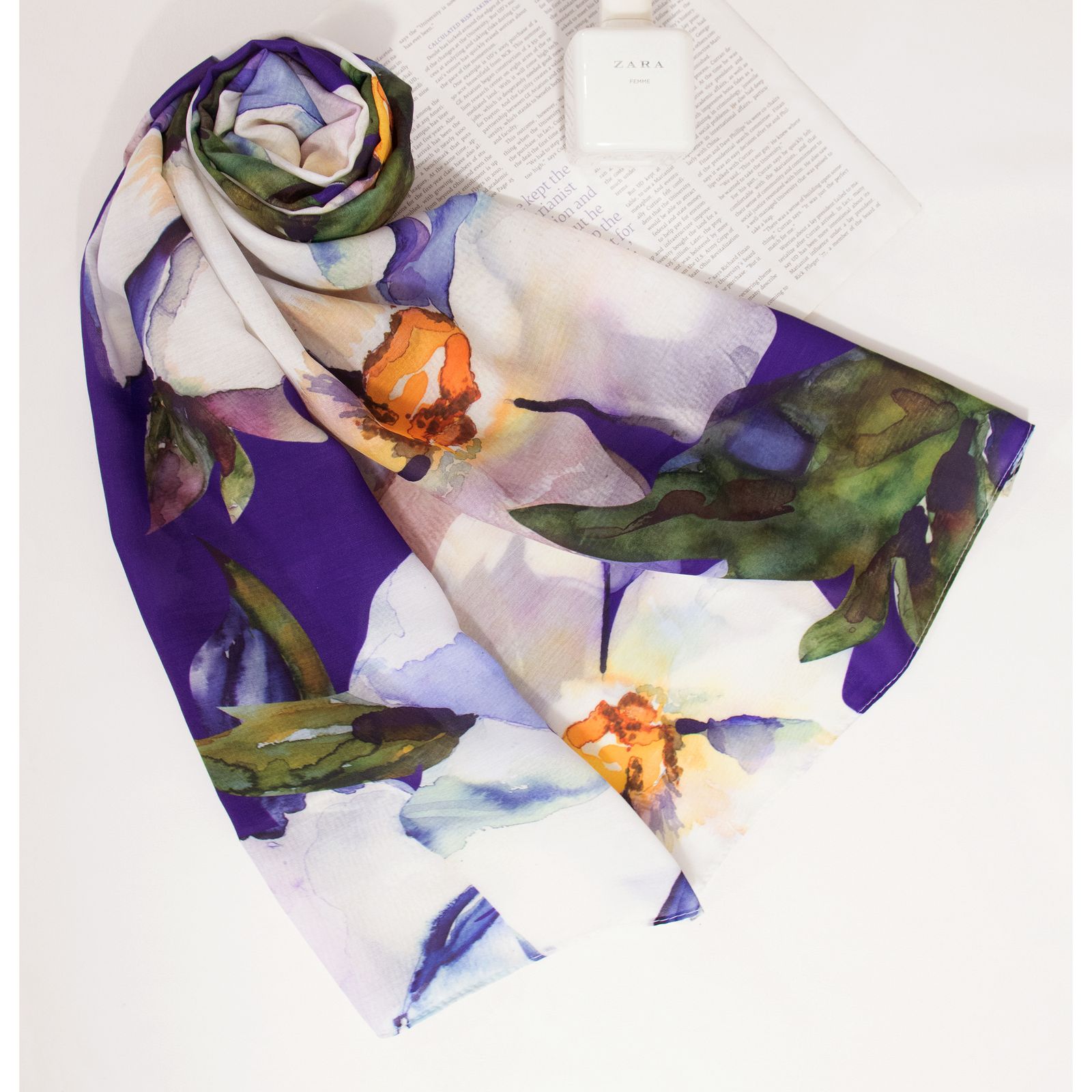 شال زنانه مدل نخی کد a-14055 -  - 4