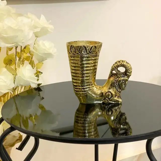 جا قاشقی برنجی مدل قوچ کد 102180