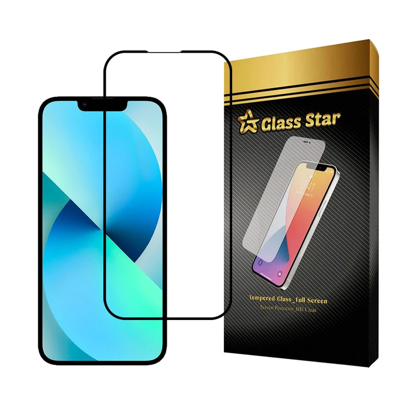محافظ صفحه نمایش گلس استار مدل FULSLGS مناسب برای گوشی موبایل اپل iPhone 13