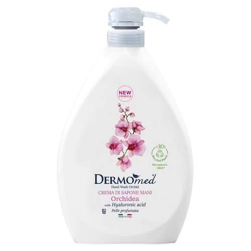 صابون شستشو مایع درمومد مدل گل ارکیده حجم 1000 میلی لیتر