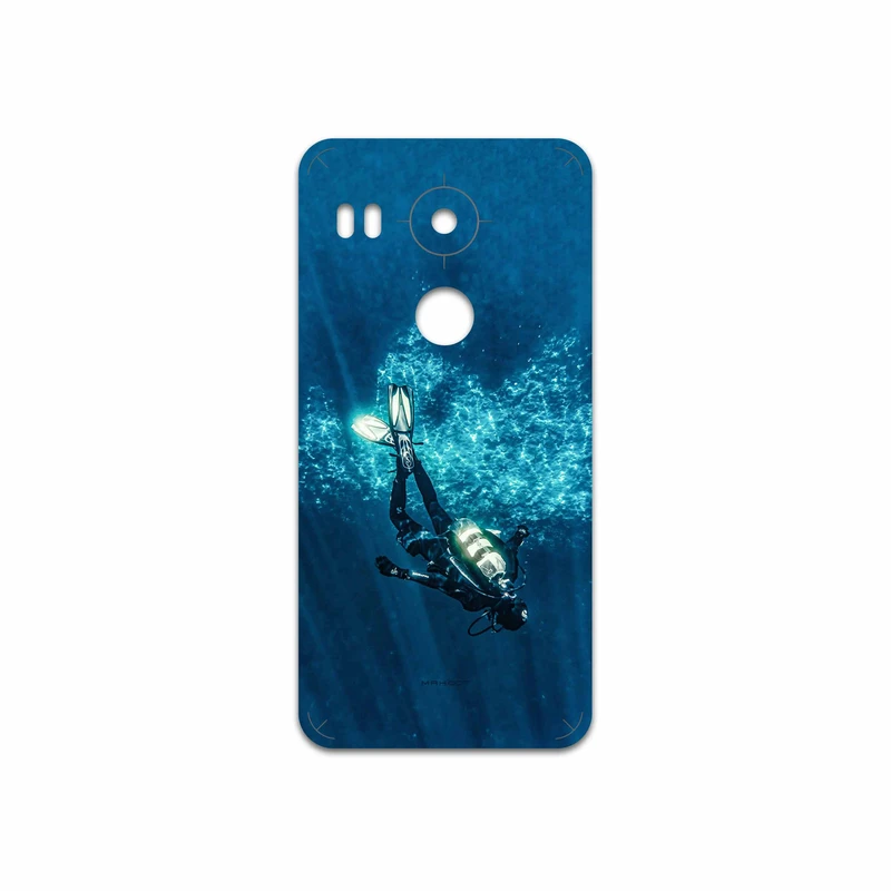 برچسب پوششی ماهوت مدل Scuba Diving مناسب برای گوشی موبایل گوگل Nexus 5X