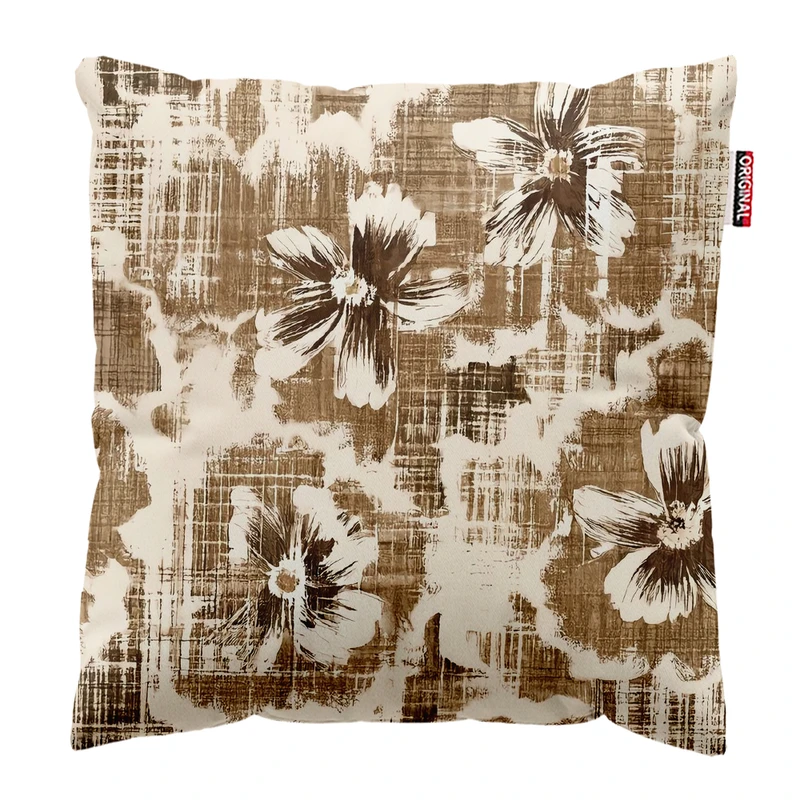 کوسن پاد آفرین مدل گل و برگ کد PK303382 سایز 30*30 سانتی متر