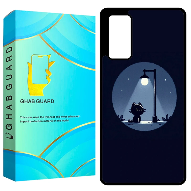 کاور قاب گارد طرح گربه و شب مدل GCHPS20U مناسب برای گوشی موبایل سامسونگ Galaxy S20 Ultra 4G / Galaxy S20 Ultra 5G    