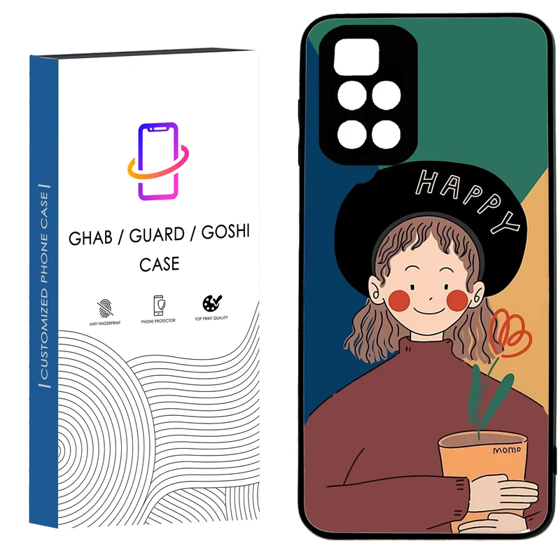 کاور قاب گارد گوشی طرح دخترانه کد 69  - TPU مناسب برای گوشی موبایل شیائومی Redmi Redmi 10 4G