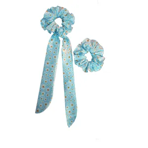 کش مو زنانه مدل اسکرانچی دنباله دار بسته 2 عددی