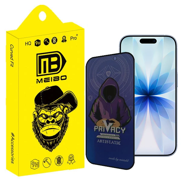 محافظ صفحه نمایش حریم شخصی میبو مدل Antistatic Aura مناسب برای گوشی موبایل اپل IPhone 17 Pro
