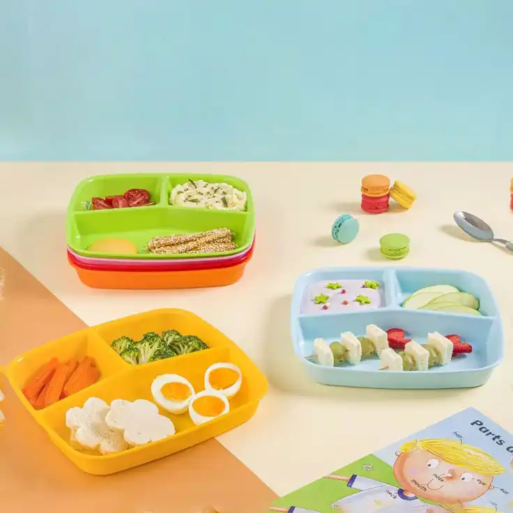 بشقاب مدل 3 خانه کد DH2094