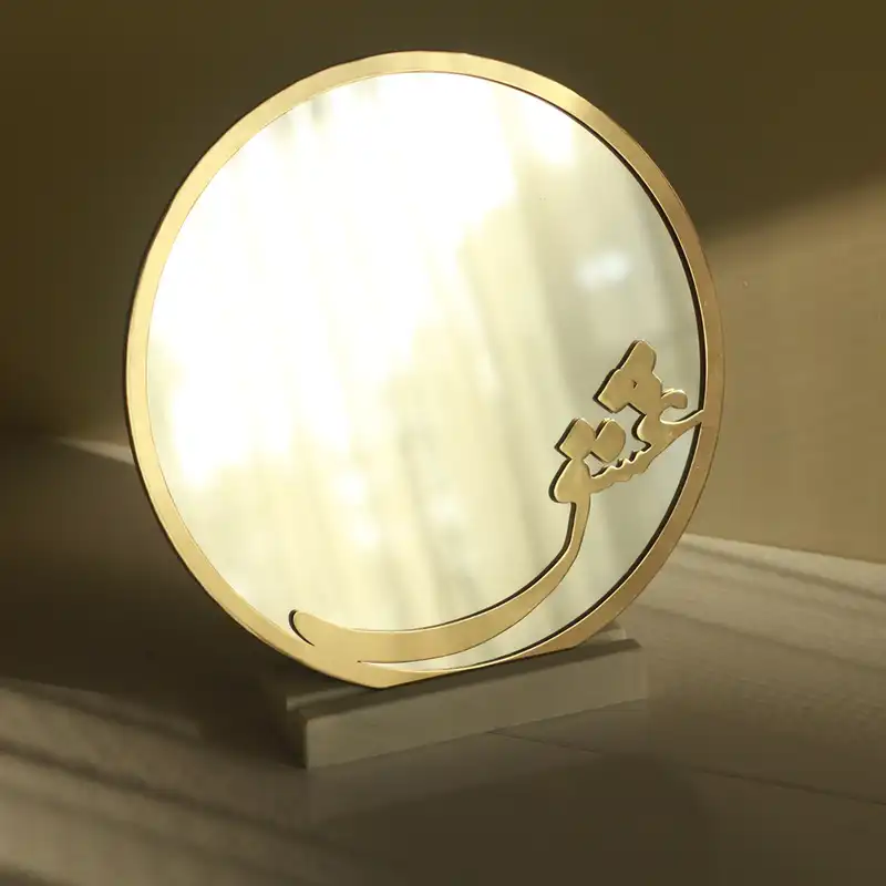 آینه رومیزی مدل عشق