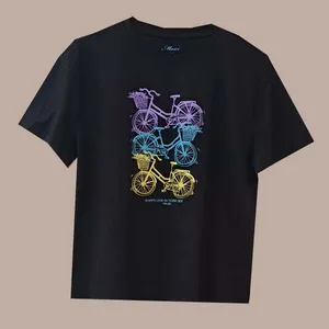 تی شرت آستین کوتاه زنانه ماوی مدل ma_bicycle