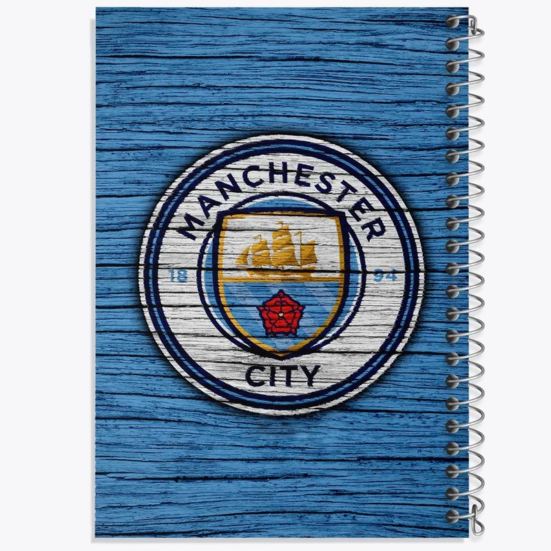 دفتر نت موسیقی 50 برگ خندالو مدل باشگاه منچسترسیتی Manchester City کد 2053