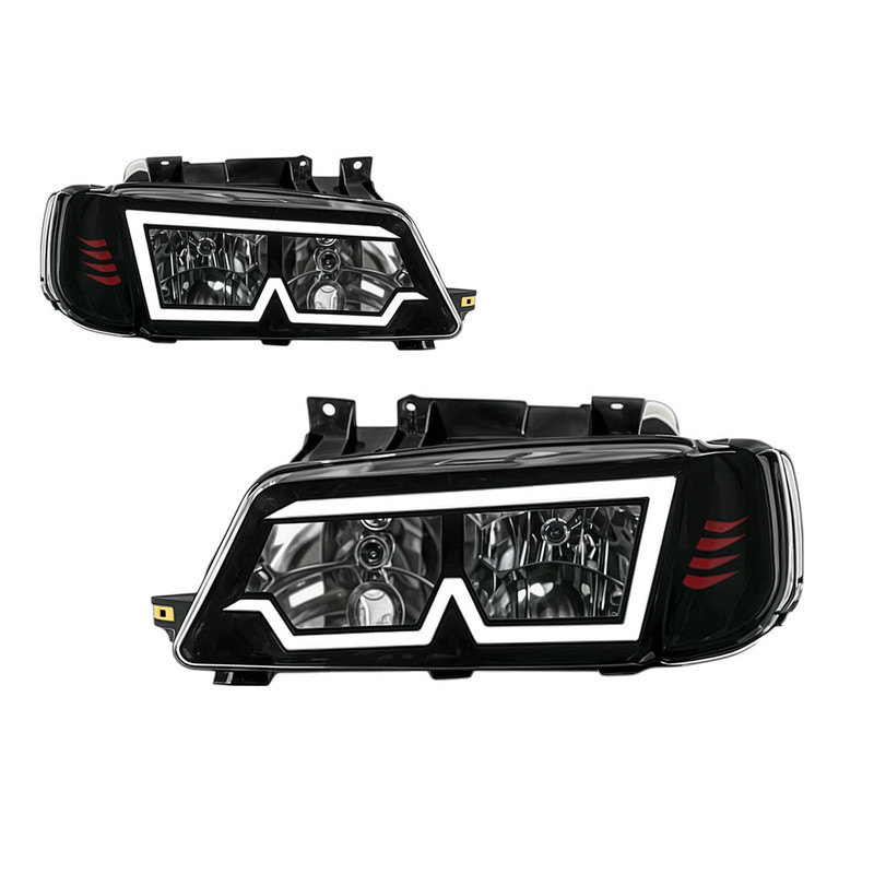 چراغ جلو خودرو مدل NK24-M مناسب برای پژو 405 بسته 2 عددی