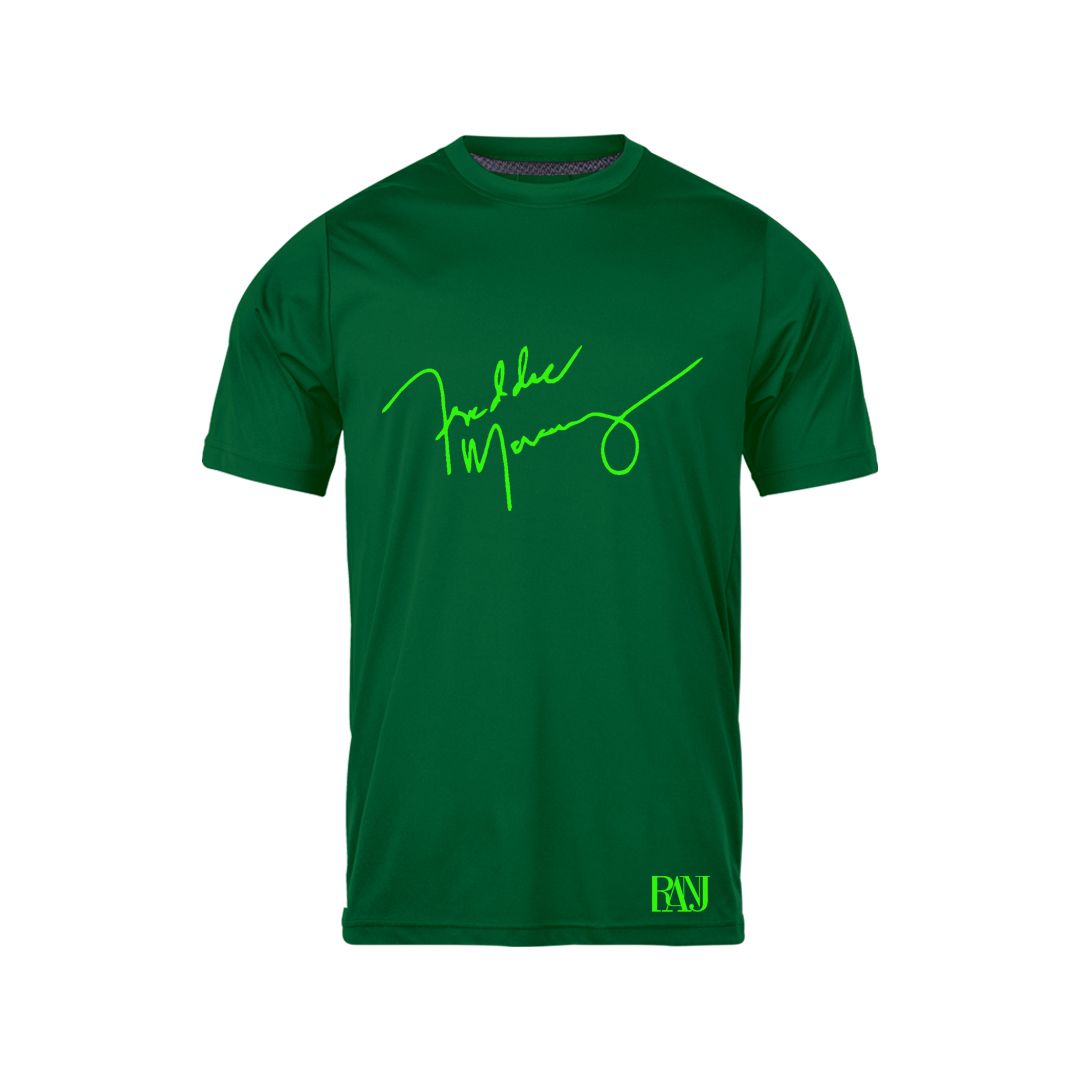 تی شرت آستین کوتاه مردانه رانژ مدل امضا 009-23RA06 رنگ سبز