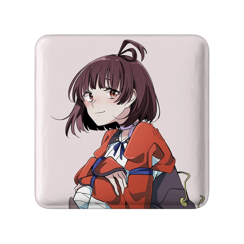 مگنت خندالو طرح مومی انیمه کابانری (Kabaneri) مدل مربعی کد 35967