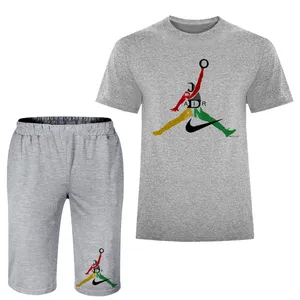 ست تی شرت و شلوارک مردانه مدل A154