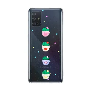 Dekin Nitid flower design cover suitable for Samsung Galaxy A71 mobile phone