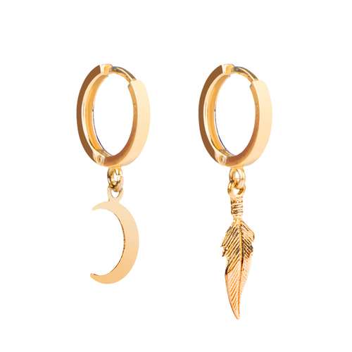 گوشواره طلا 18 عیار زنانه ریسه گالری مدل 3053