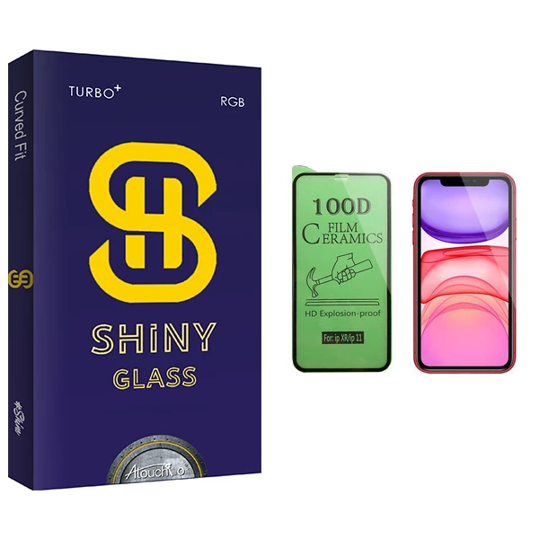 محافظ صفحه نمایش سرامیکی آتوچبو مدل Shiny Glass مناسب برای گوشی موبایل اپل iPhone 11