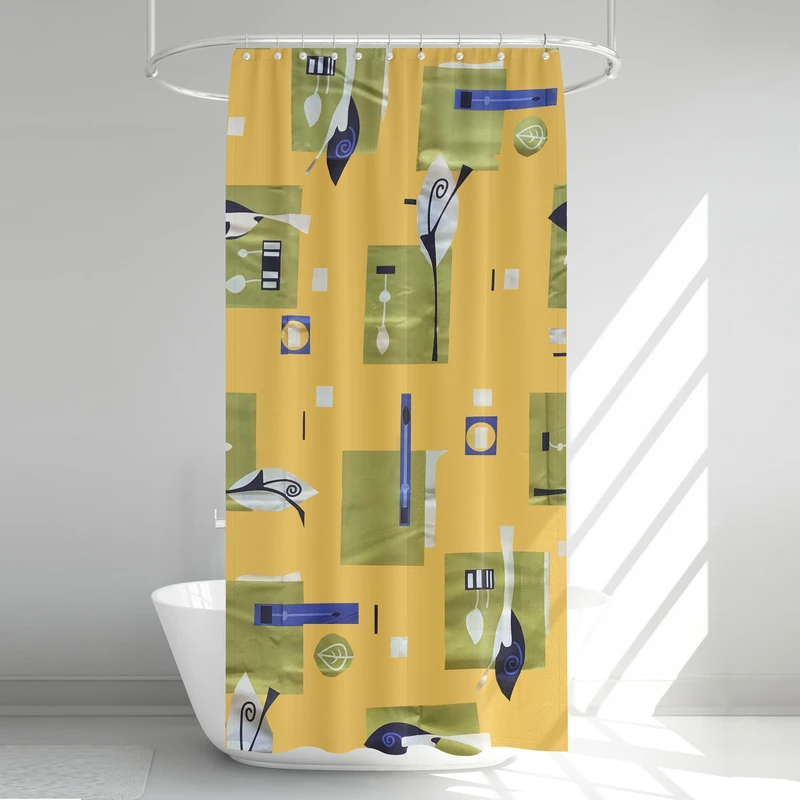 پرده حمام آرمیتا کد W004 سایز 180 × 200 سانتی‌ متر
