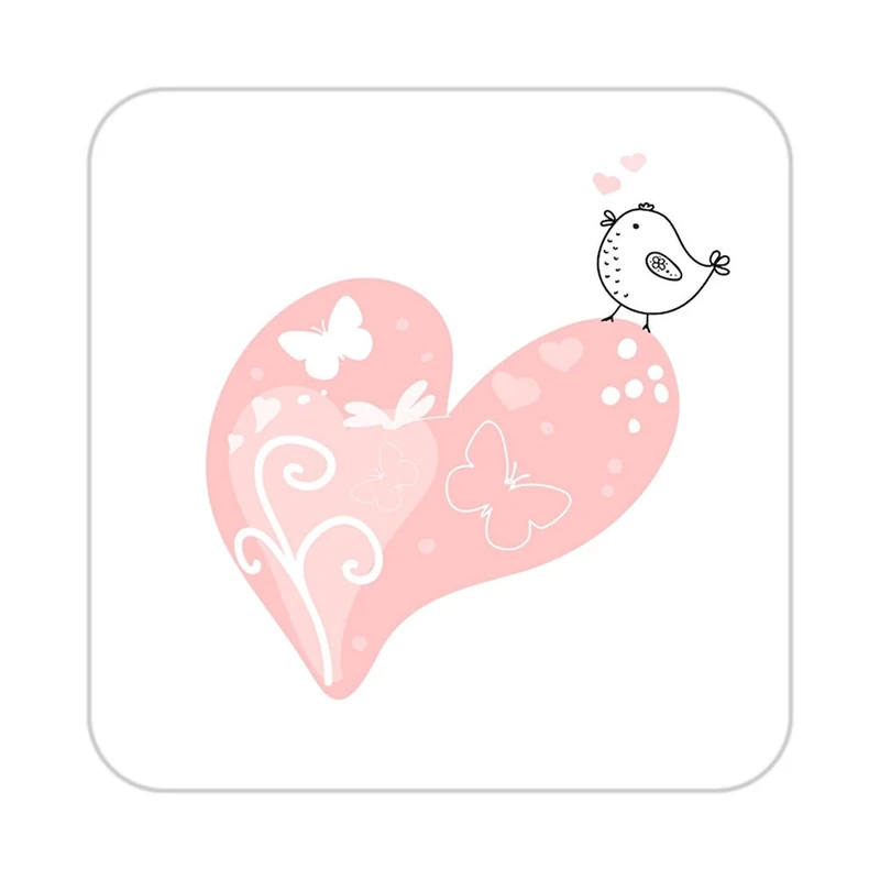 زیر لیوانی کاکتی طرح عاشقانه مدل mp38804