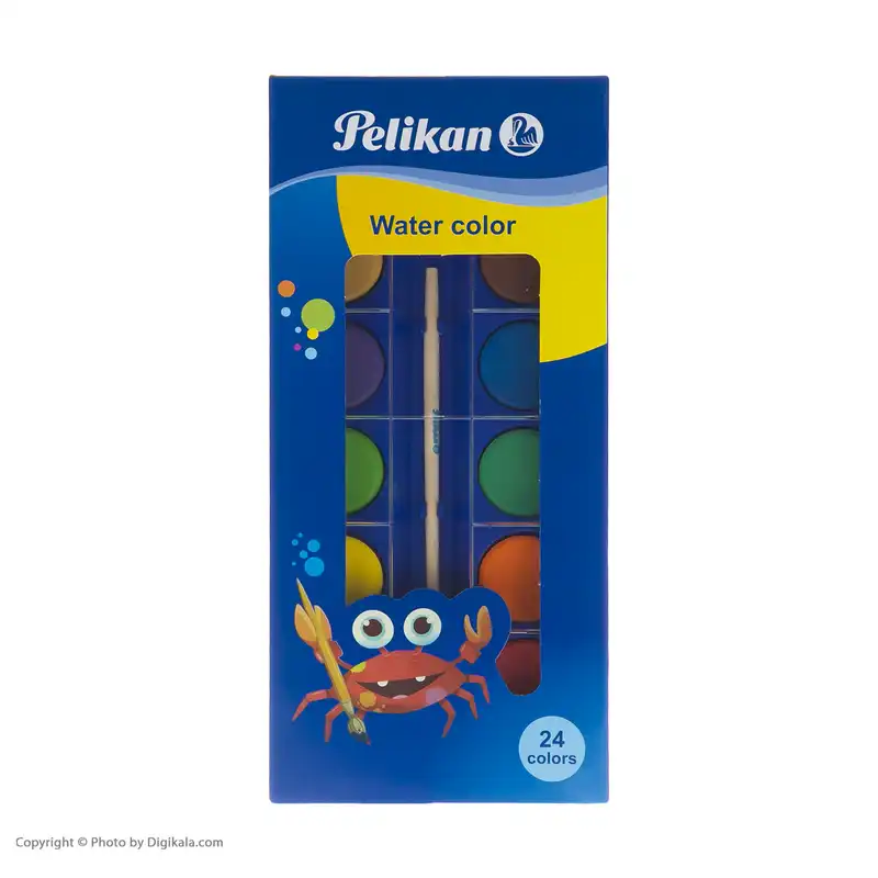 آبرنگ 24 رنگ پلیکان مدل Wa/24-606017