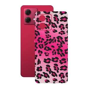 Remax cover sticker Leth model Leopard pattern design suitable for Motorola Moto G84 mobile phone