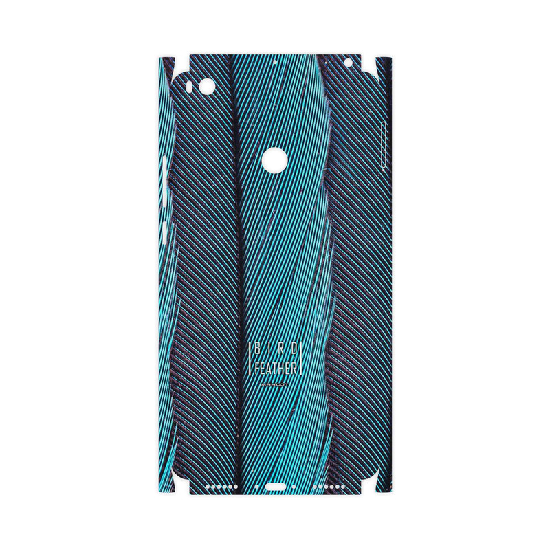 برچسب پوششی ماهوت مدل Turquoise feathers-FullSkin مناسب برای گوشی موبایل شیائومی Mi Max 2