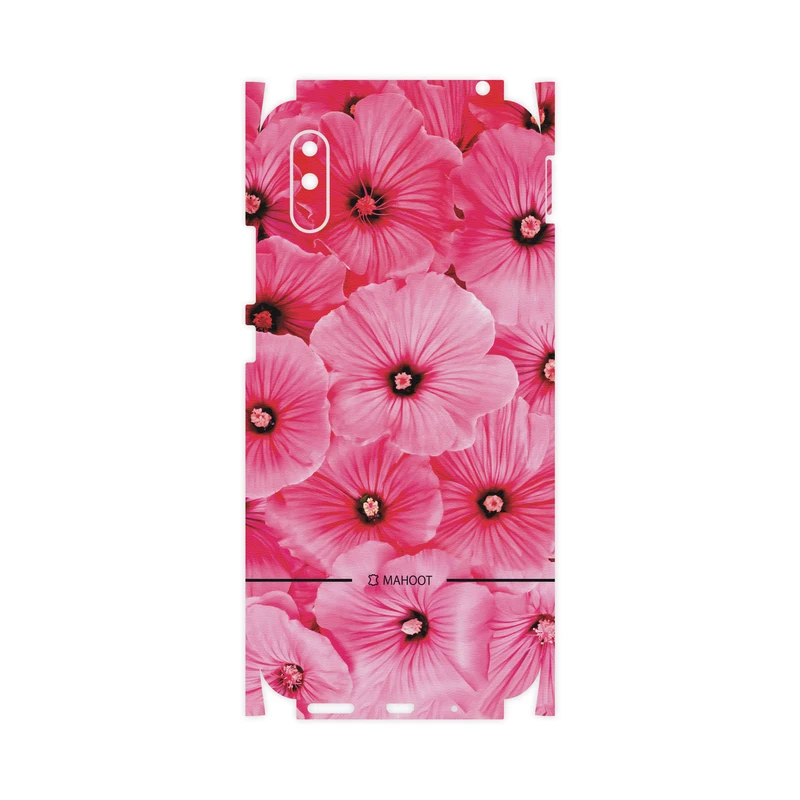 برچسب پوششی ماهوت مدل Pink-Flower-FullSkin مناسب برای گوشی موبایل شیائومی Redmi 9A