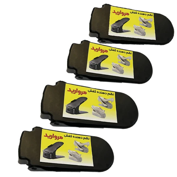 نظم دهنده کفش مروارید مدل تاشو بسته 4 عددی