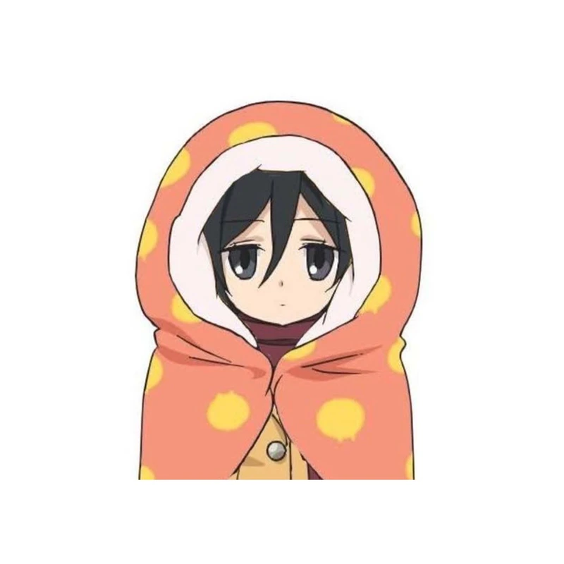 استیکر لپ تاپ و موبایل مدل انیمه طرح حمله به تایتان میکاسا آکرمن Attack on Titan Mikasa Ackerman کد 4618